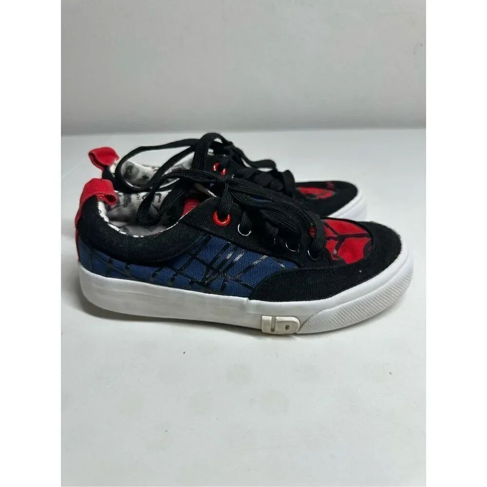 Ground Up Amazing Spider-Man Marvel Sneakers Shoes Kids Size 1 See Description